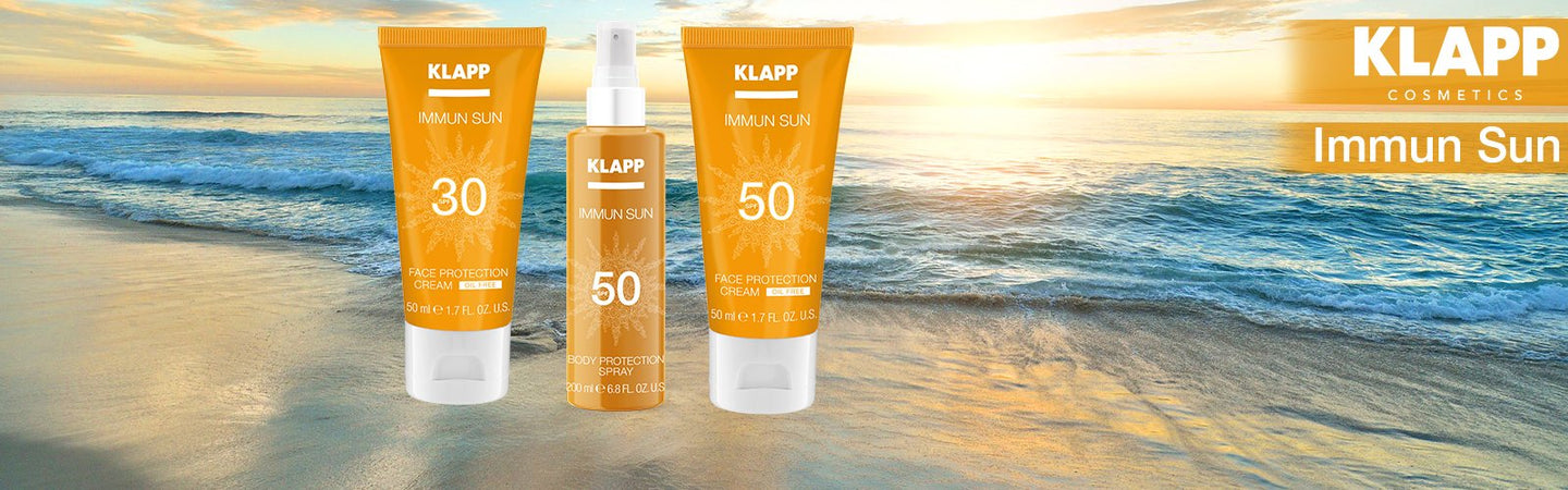 Ustrezna zaščita pred sončnimi žarki. Krema ali sprej za obraz in telo z visokim faktorom zaščite SPF 30 ali 50. 