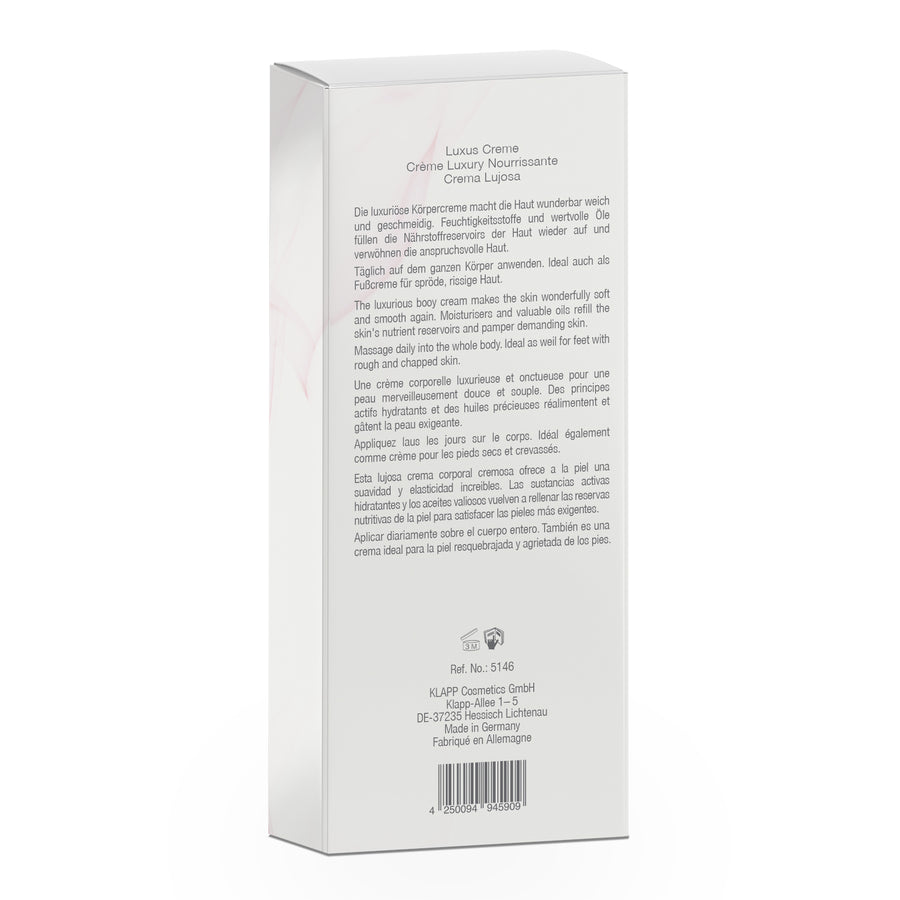 REPAGEN BODY Luxury cream 200ml Art.no 5146 hranilna krema za telo, zadaj