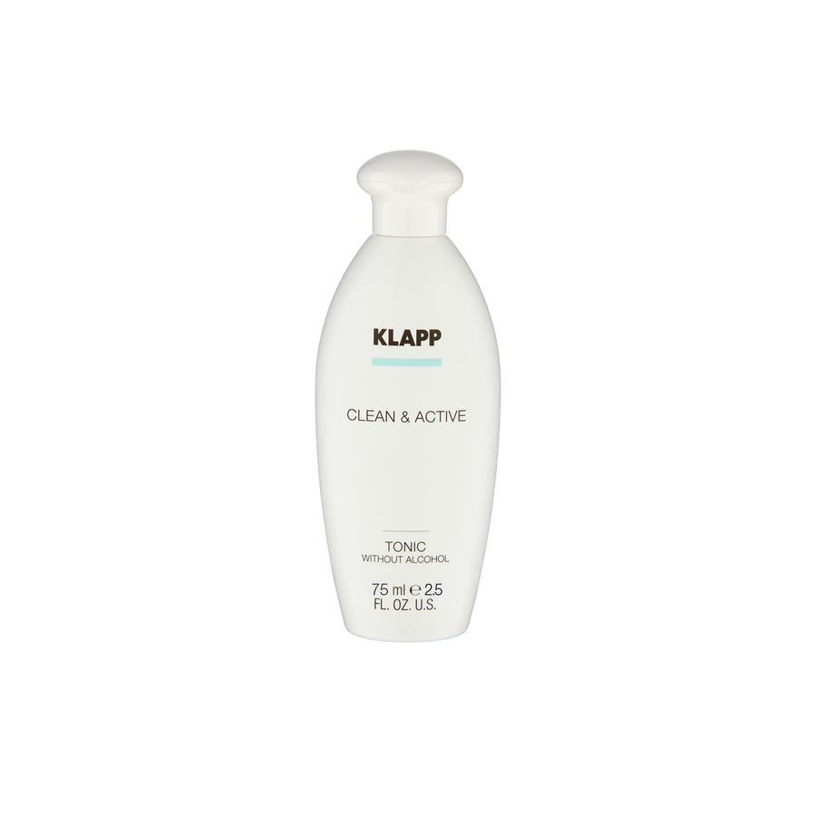 Klapp - Clean and active - Tonic without alcohol  75 ml, art.no. 1216 tonik za obraz brez alkohola 